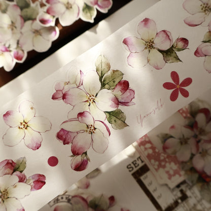 5.5cm*120cm Crabapple Blossoms Flower Tape