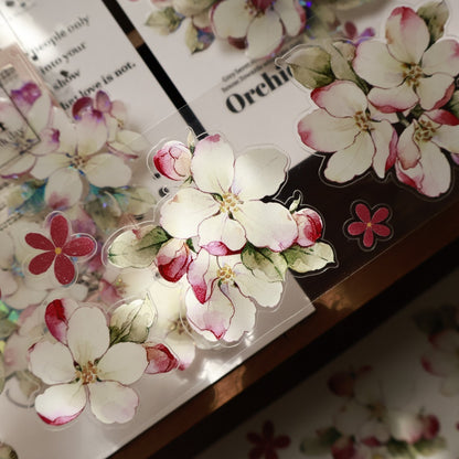 5.5cm*120cm Crabapple Blossoms Flower Tape