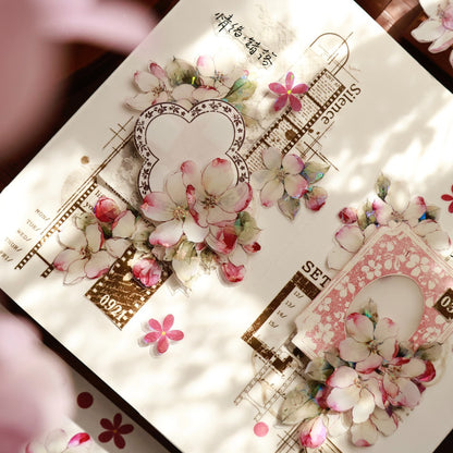 5.5cm*120cm Crabapple Blossoms Flower Tape