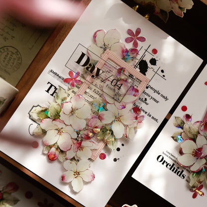 5.5cm*120cm Crabapple Blossoms Flower Tape