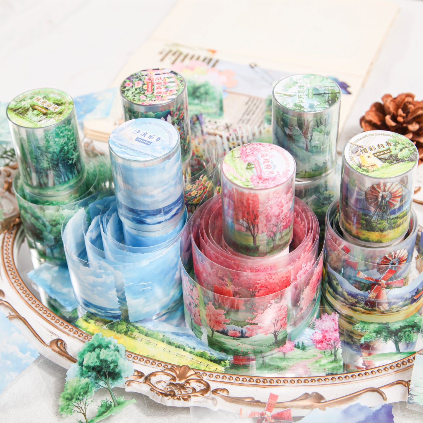 Creek Dream Cloud Pising Tape