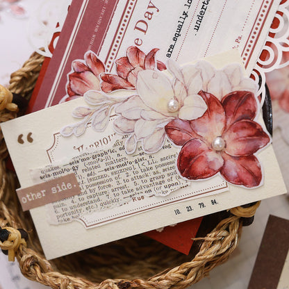 5cm*100cm Crimson Flower Tape