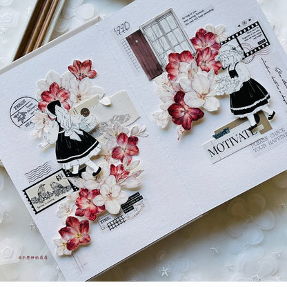 5cm*100cm Crimson Flower Tape