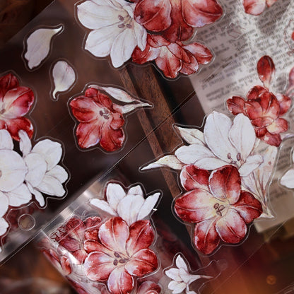 5cm*100cm Crimson Flower Tape