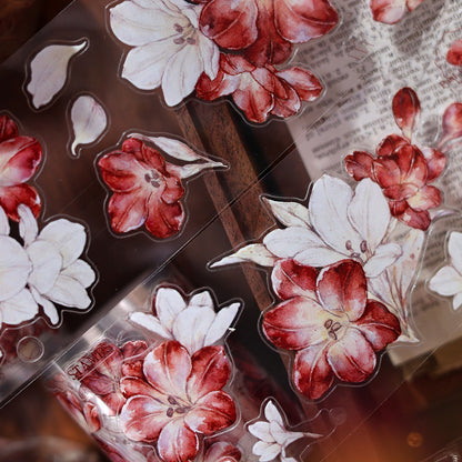 5cm*100cm Crimson Flower Tape