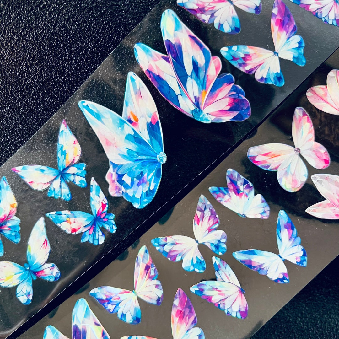 6cm*100cm Crystal Lingbutterfly Tape