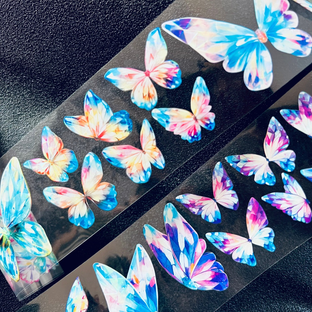 6cm*100cm Crystal Lingbutterfly Tape