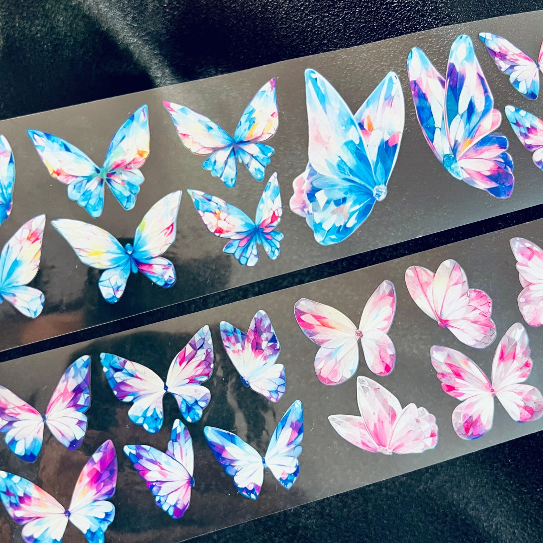 6cm*100cm Crystal Lingbutterfly Tape