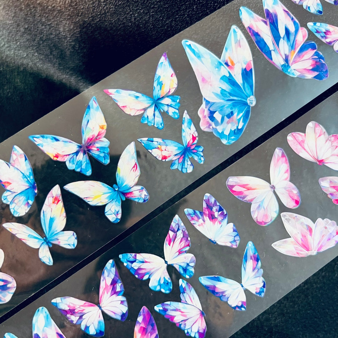 6cm*100cm Crystal Lingbutterfly Tape