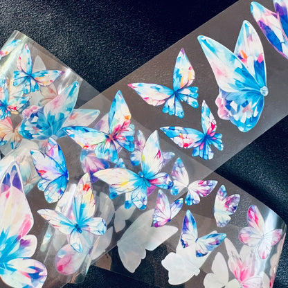 6cm*100cm Crystal Lingbutterfly Tape