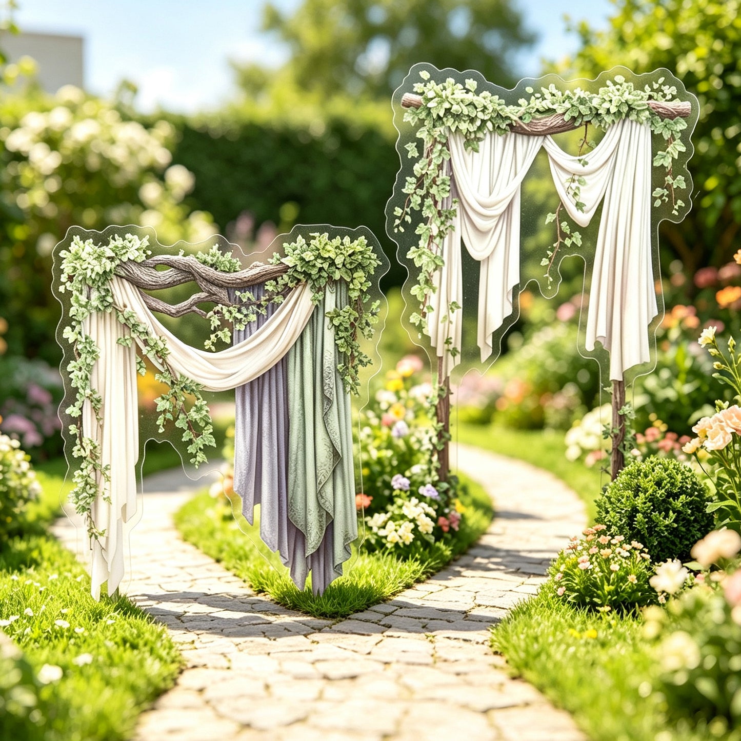 Curtain Stickers 16pcs
