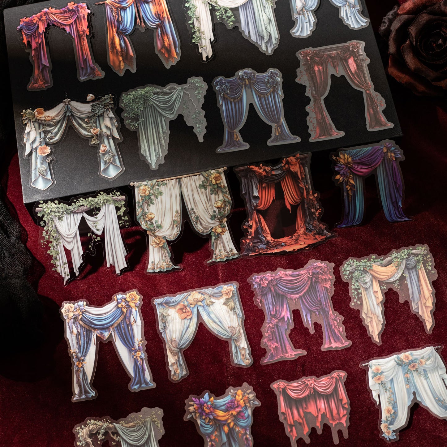 Curtain Stickers 16pcs
