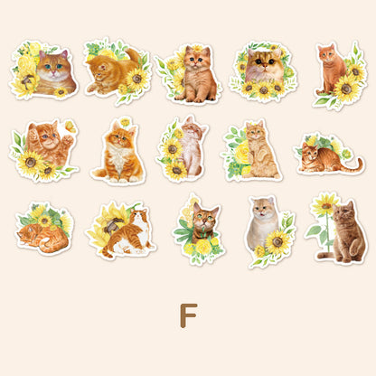 Cute Cat Stickers 45pcs