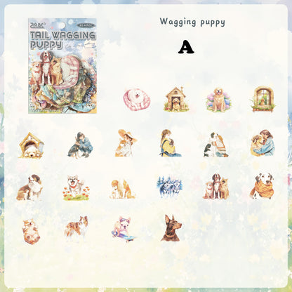 Cute Creature Sticker 40pcs