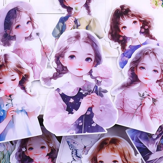 Cute Girl Stickers 20pcs