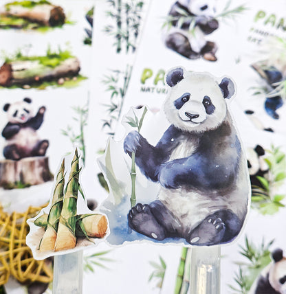 Cute Panda Sticker Book