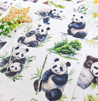 Cute Panda Sticker Book