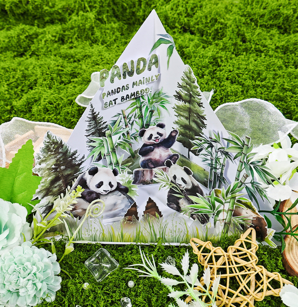 Cute Panda Sticker Book