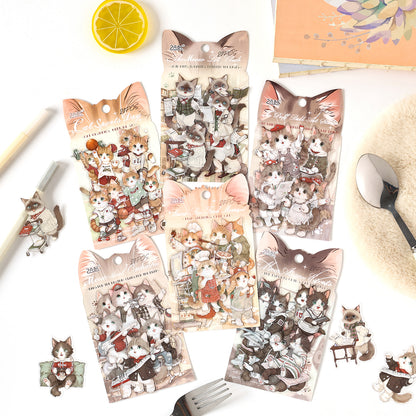 Cute Paw Club Sticker 20pcs