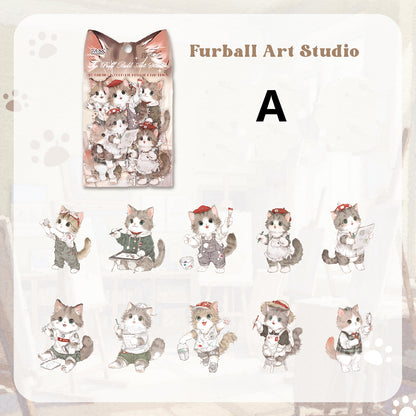 Cute Paw Club Sticker 20pcs