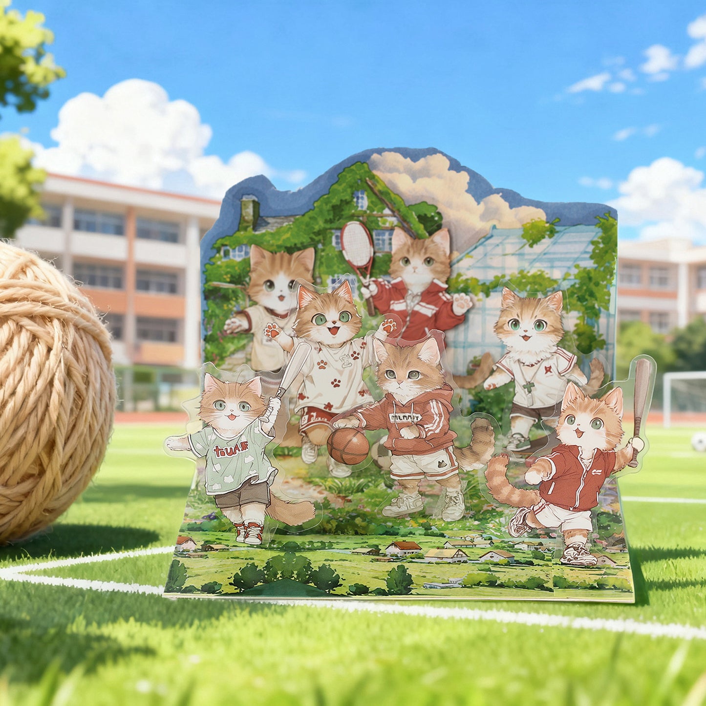 Cute Paw Club Sticker 20pcs