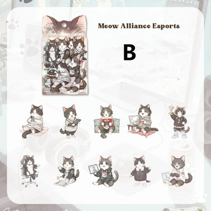 Cute Paw Club Sticker 20pcs