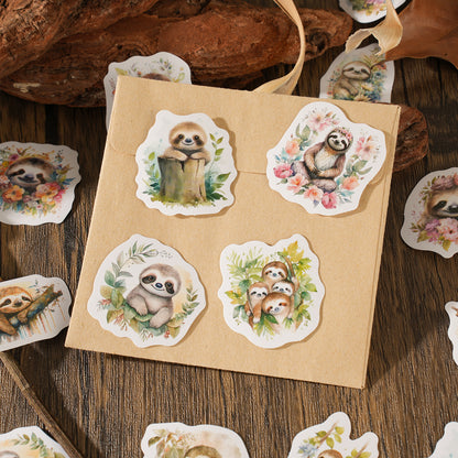 Cute Sloth Stickers 46pcs