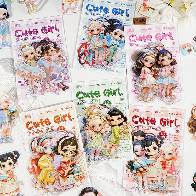 Cute Sticker 10pcs