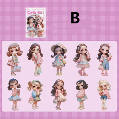 Cute Sticker 10pcs