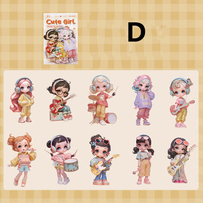 Cute Sticker 10pcs