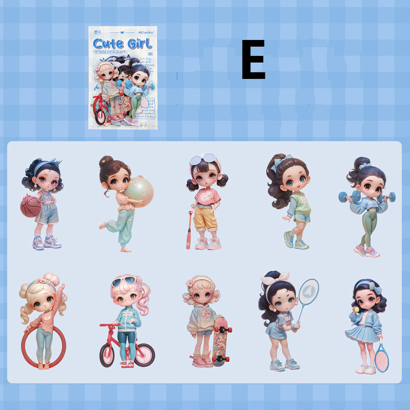 Cute Sticker 10pcs