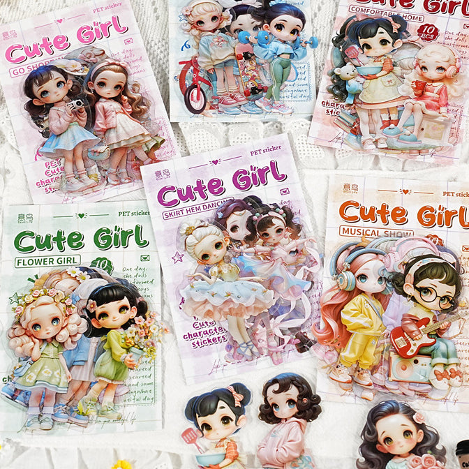 Cute Sticker 10pcs