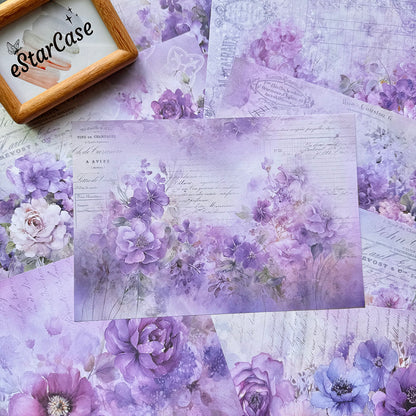 Violets Paper 8pcs