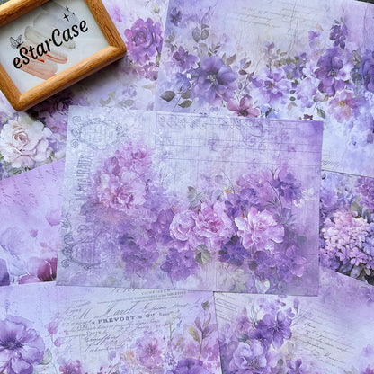 Violets Paper 8pcs