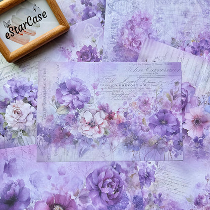 Violets Paper 8pcs