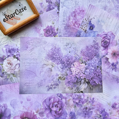 Violets Paper 8pcs