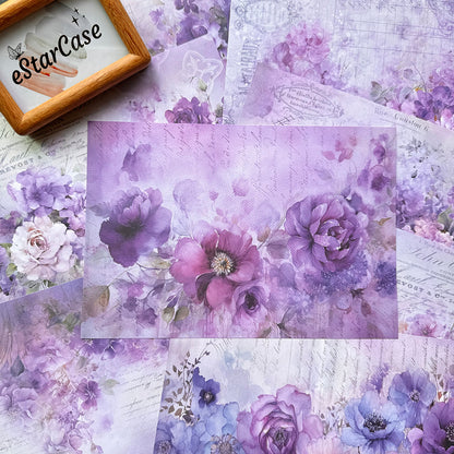 Violets Paper 8pcs