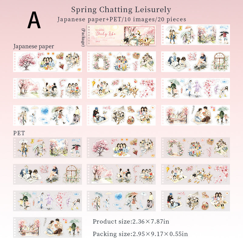 Daily Life Sticker 20pcs