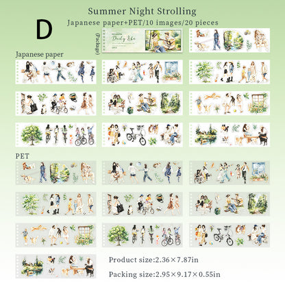 Daily Life Sticker 20pcs