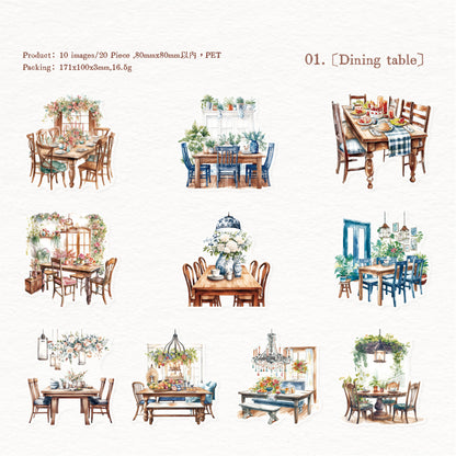 Daily life at home Sticker 20pcs