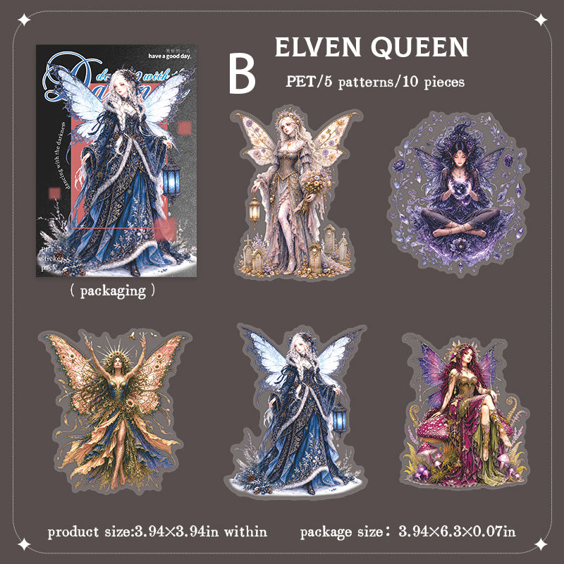 Dancing With Darkness Stickers 10pcs