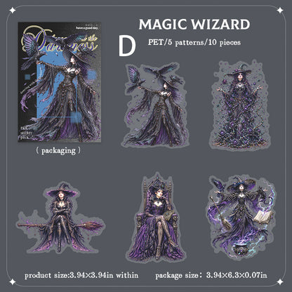 Dancing With Darkness Stickers 10pcs