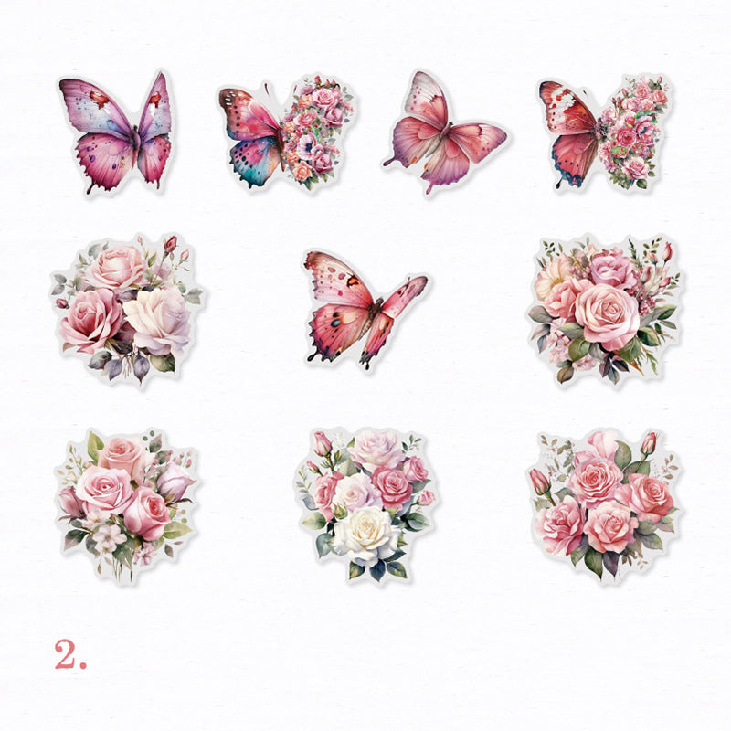 Dancing with Butterfly Stickers 30pcs