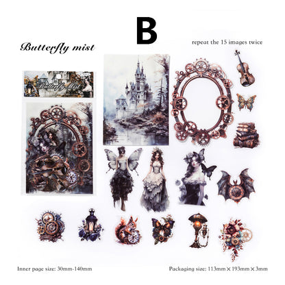 Dark Fantasy Night Series Sticker 30pcs