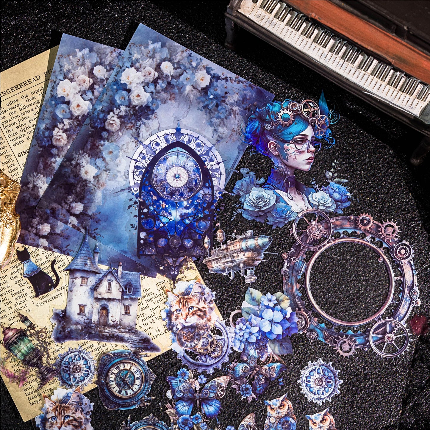 Dark Fantasy Night Series Sticker 30pcs