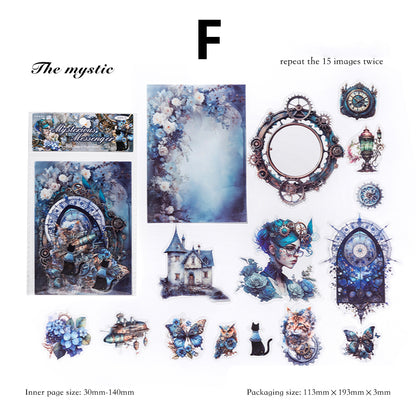 Dark Fantasy Night Series Sticker 30pcs