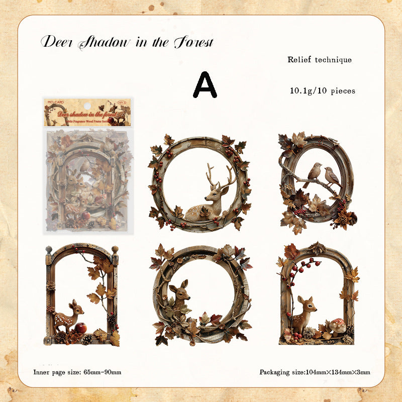 Dark Frangrance Frame Stickers 10pcs