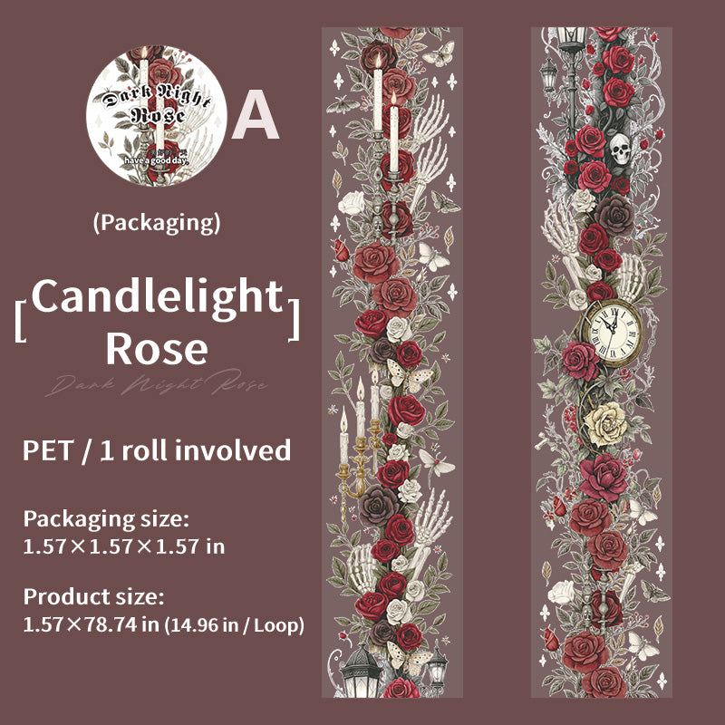 Dark Night Rose Tape