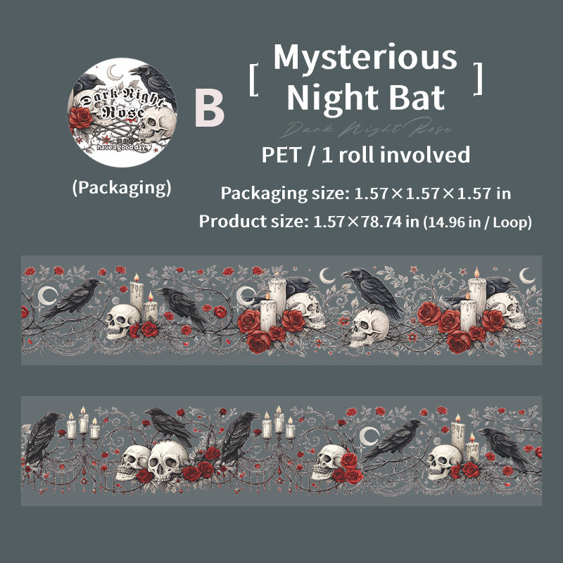 Dark Night Rose Tape