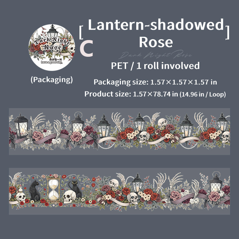 Dark Night Rose Tape